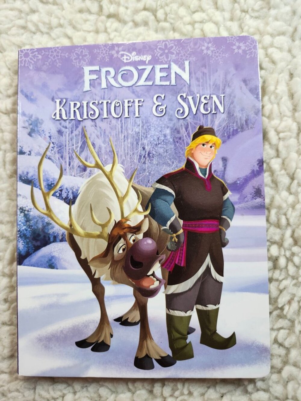 Disney Frozen Kristoff & Sven Board Book Childrens Toddler Picture Storybook